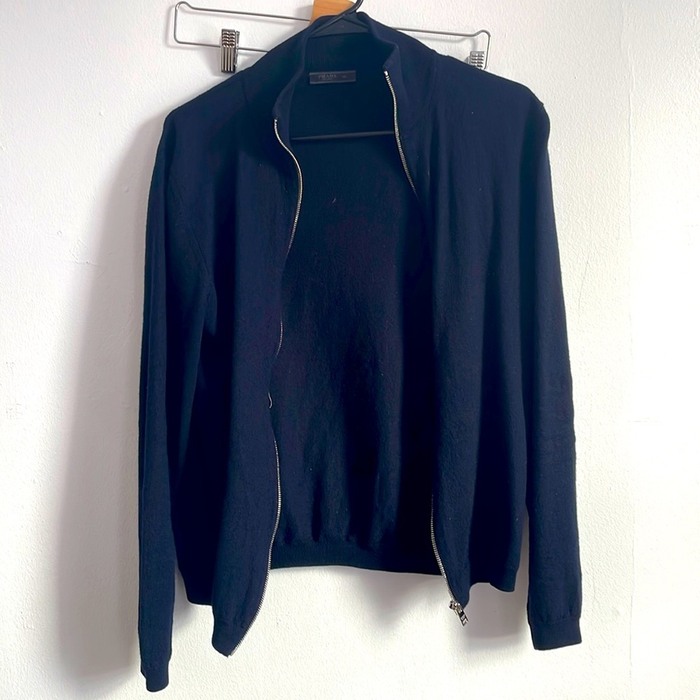 Prada zip up sweater - perfect condition